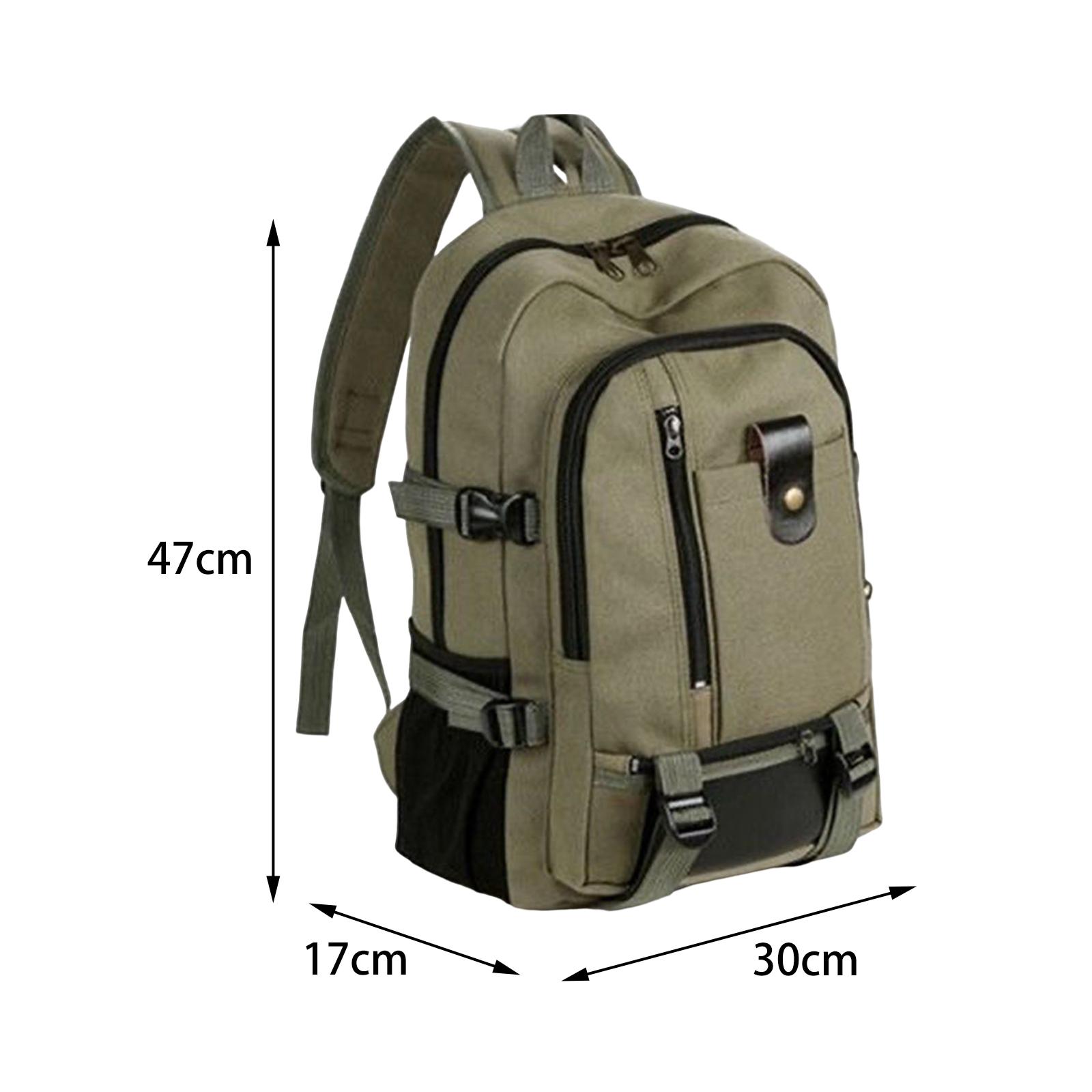 Большой холщовый рюкзак для пу – обзор и цена Canvas Backpack Casual