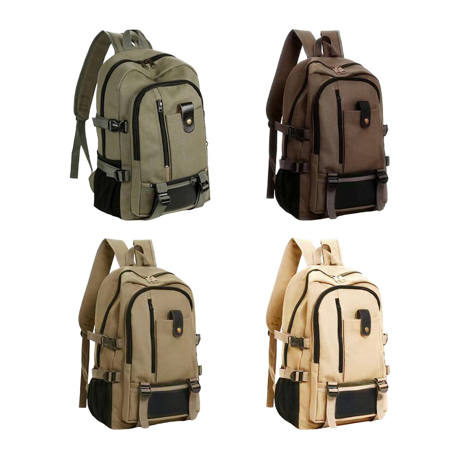 Большой холщовый рюкзак для пу – обзор и цена Canvas Backpack Casual