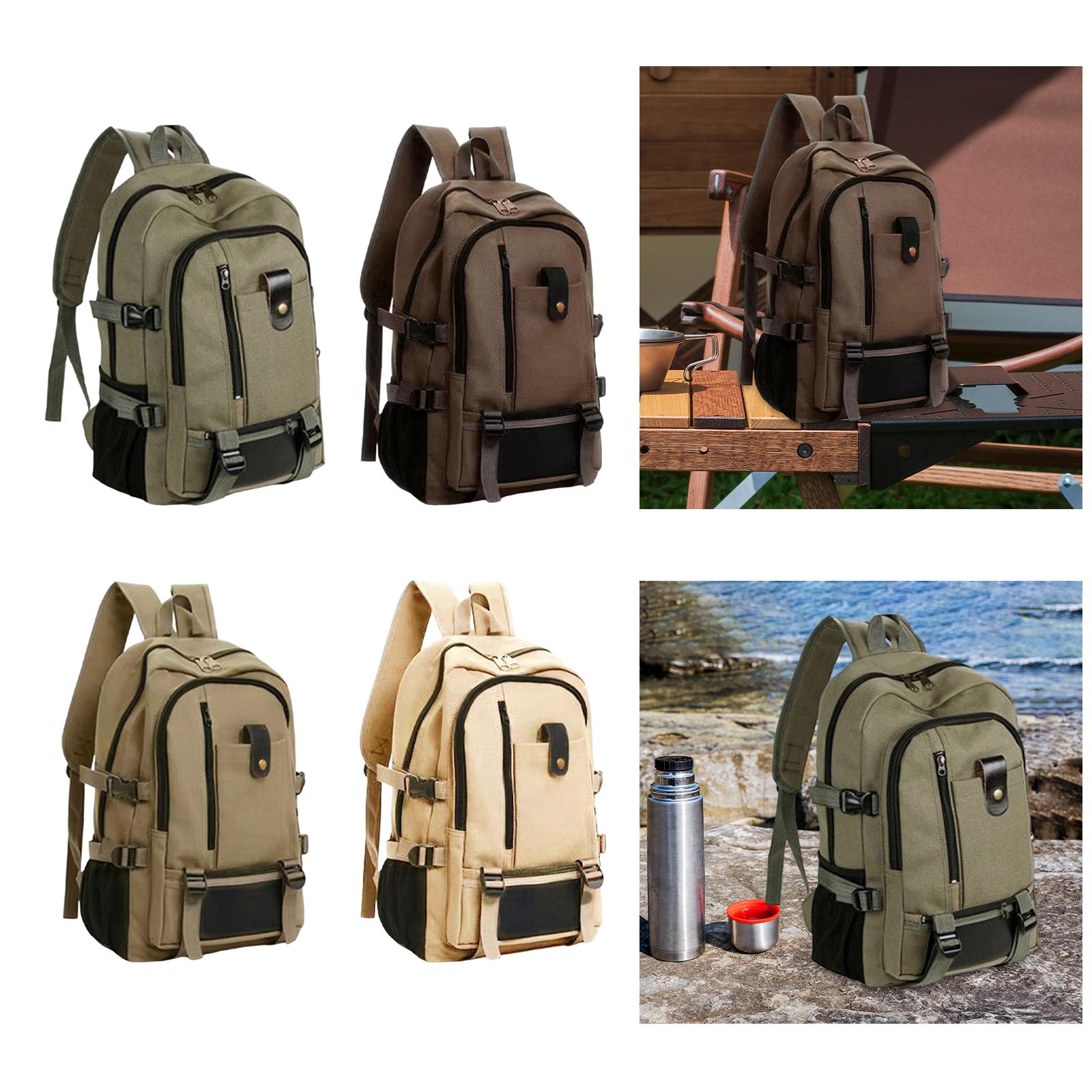 Большой холщовый рюкзак для пу – обзор и цена Canvas Backpack Casual